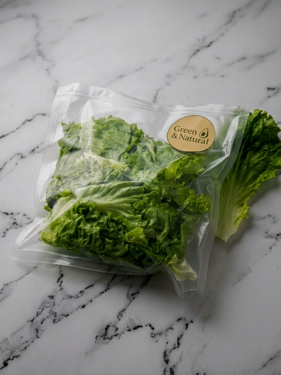 Lechuga francesa lavada y lista para usar