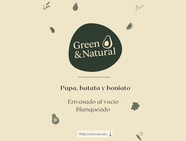 Boniato blanqueado al vacío